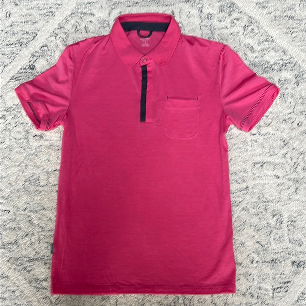 Icebreaker Pink Polo Sporty Quarter-Zip Shirt